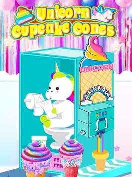 Unicorn Cupcake Cones - Cooking Games for Girls screenshot 1