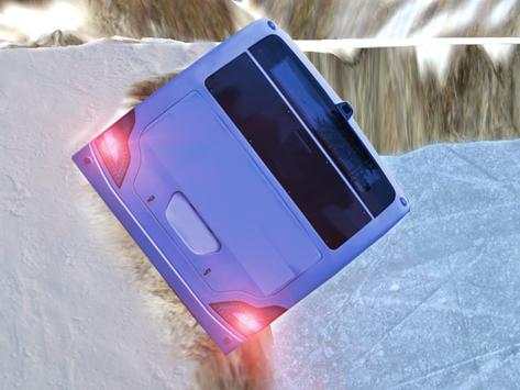 Offroad Snow Hill Bus Drive 3D screenshot 5