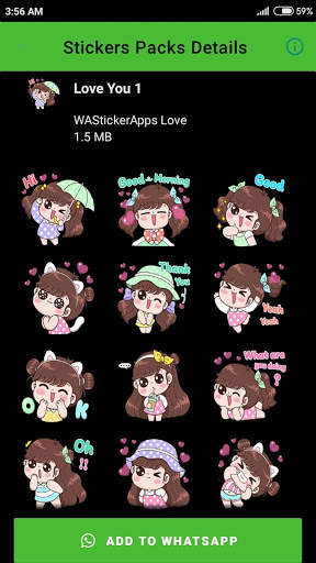 WAStickerApps Love Stickers For ❤️WhatsApp😍 screenshot 7