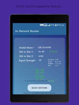 Jio Network Speed Booster Simulated screenshot 5