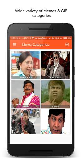 Meme Keyboard:GIF's,Memes for WhatsApp, Messenger. screenshot 1