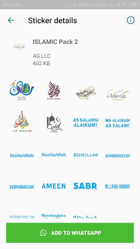 Islamic Stickers for Whatsapp screenshot 2