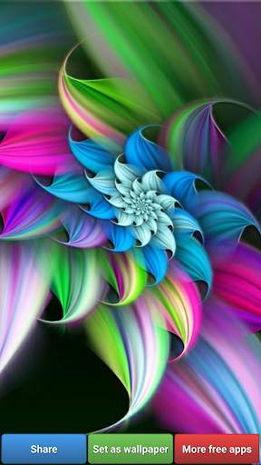 3d Flowers Wallpapers स्क्रीनशॉट 3