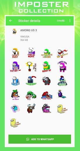 Imposter  Sticker For WhatsApp screenshot 4