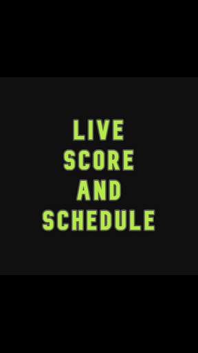 Live Score and Schedule screenshot 1