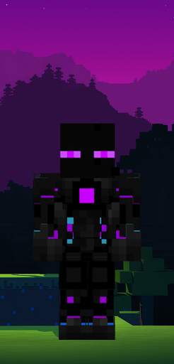 Enderman Minecraft Skin screenshot 3