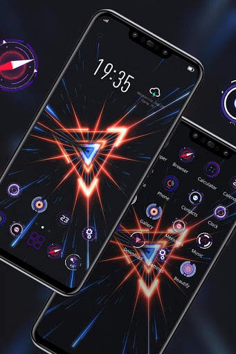 Bright radiology tech theme Galaxy G10 launcher screenshot 2
