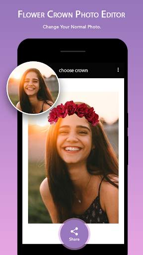 Flower crown photo editor screenshot 3