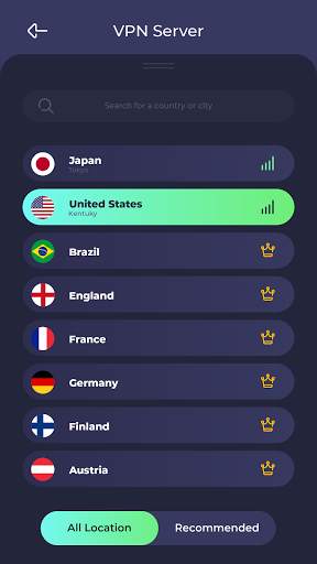 Zed VPN -Fast Secure and Proxy Server VPN Service screenshot 3