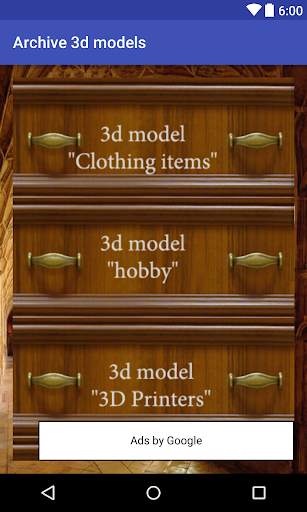 3D printer 3D models Archive screenshot 1