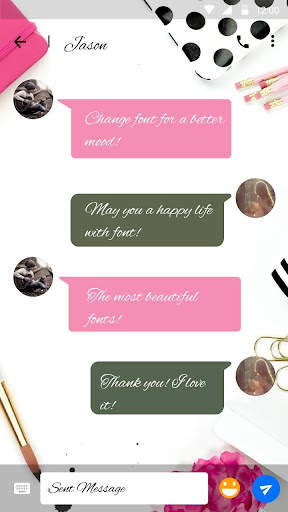 Stylish Font for FlipFont screenshot 2
