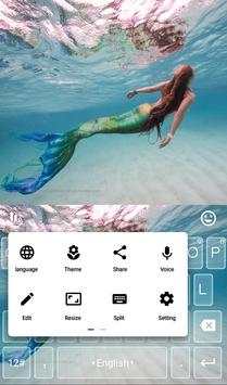 TouchPal Mermaid Keyboard Skin screenshot 2