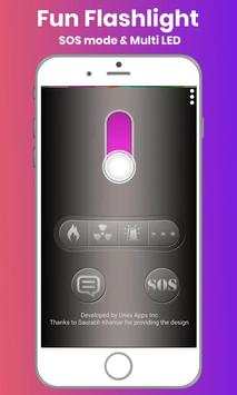 Fun Flashlight - SOS Mode and Multi LED screenshot 4