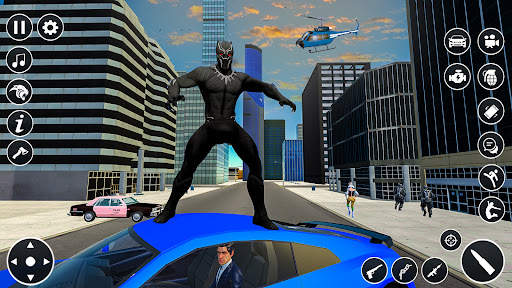 Black 3D Panther Fighting Game screenshot 6