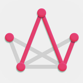 Drawing One Stroke -Connect all dots With One Line icon