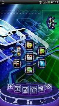 Next Launcher Tech Theme screenshot 1