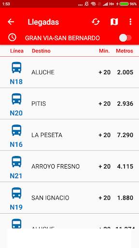 Bus Madrid Metro Cercanias ES screenshot 7