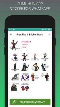 FF Sticker For  WA Offline screenshot 4