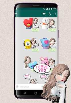 WA Sticker Cewe Cute, Seksi Lucu WAStickerApps screenshot 7