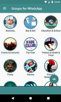 Groups for WhatsApp screenshot 1