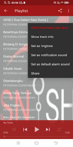 PETERPAN Official NOAH Cover MP3 Offline screenshot 5