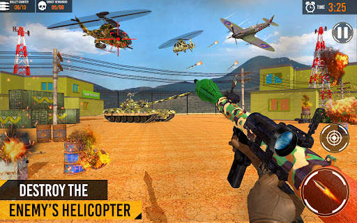 US Army Rocket Launcher Games screenshot 1