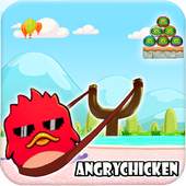Angry Chicken Knock Down - Hungry Birds Slingshot 2.12