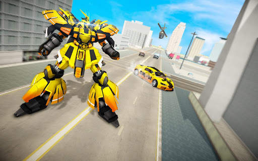 Flying Robot Hero Vegas Crime City Gangster स्क्रीनशॉट 1