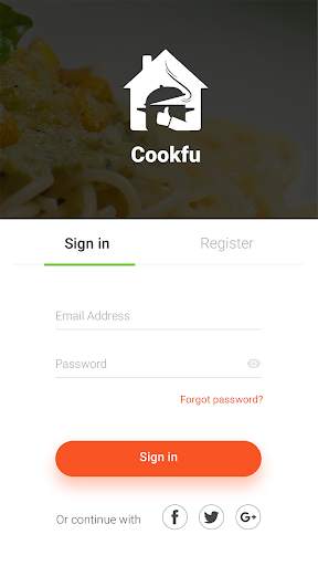 Cookfu User - Ionic Template screenshot 2