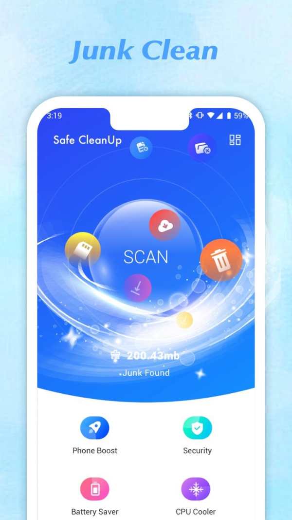 Safe Cleanup - Cleaner&Booster screenshot 1