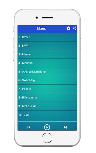 Chansons Maes 2019 2020 screenshot 1