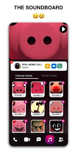 Scary Piggy Granny's 🎙 Video Call & Chat   Sounds screenshot 4