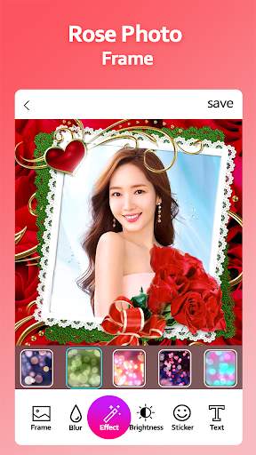 Rose Photo Frame 3 تصوير الشاشة