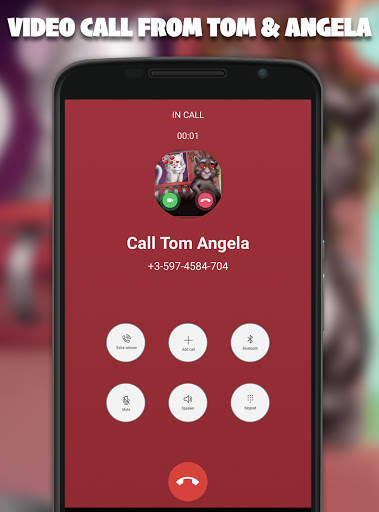 Video call From Tom & Angela cat lovely screenshot 3
