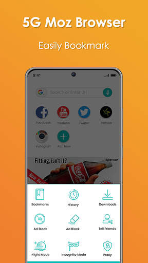 Firefox.US Browser: 5G Speed like Firefox Browser screenshot 5