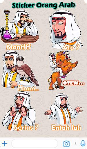 Sticker Arab Kocak- WaStickersApp screenshot 2