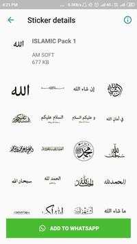 Islamic Stickers for Whatsapp screenshot 1