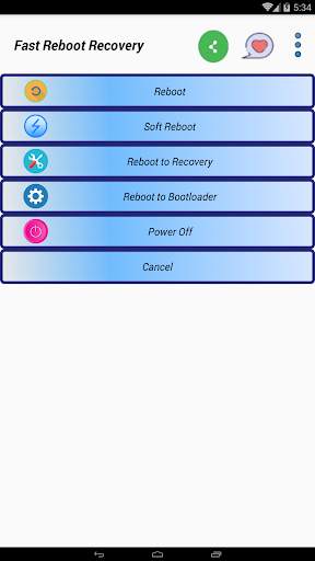 Fast Reboot Recovery screenshot 1