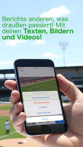 MapCapp: Plätze Livechat, augmented game, live map screenshot 7