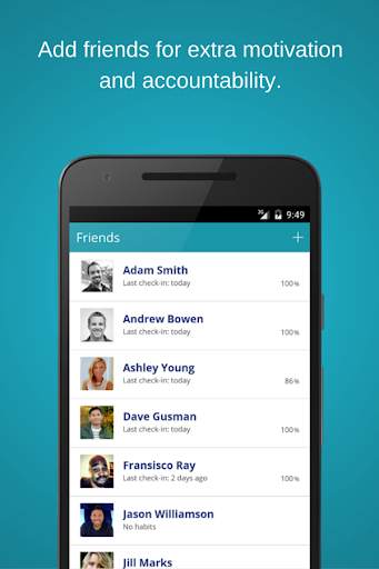 HabitShare - Habit Tracker 2 تصوير الشاشة