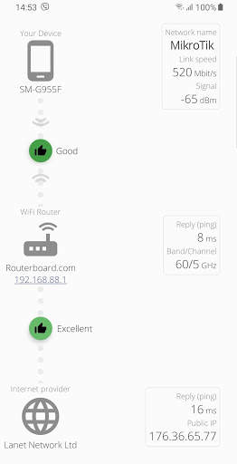 WiFi Optimize&Diagnose screenshot 1