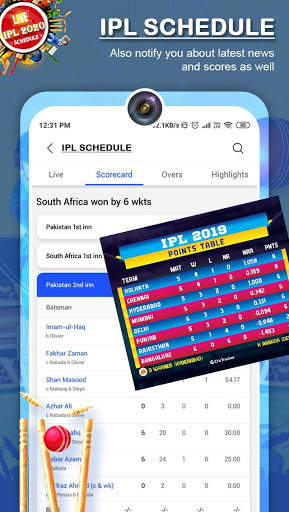 IPL 2021 - Cricket Live Line screenshot 5