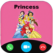 Princess Ellsa Girls Fake Call - Dolls icon