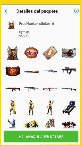 FF Stickers for WhatsApp - WAStickerApps screenshot 2