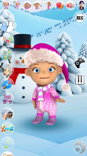 Talking Baby Babsy Winter Fun screenshot 7