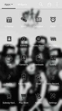 4minute LINE Launcher theme screenshot 3