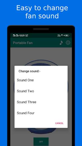 Portable Fan (Sound Like Real Fan) screenshot 3