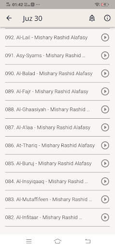 Juz 30 Mishary Rasyid Offline screenshot 4