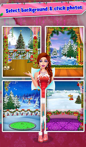 Christmas Makeup Dressup Games : Girls Games screenshot 2