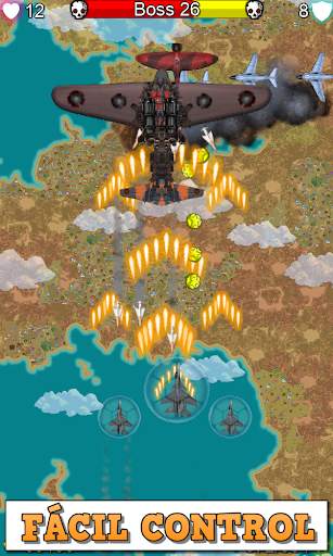 Juego de aviones de guerra screenshot 2